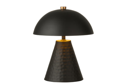 Table Lamp Mushroom Iron Black
