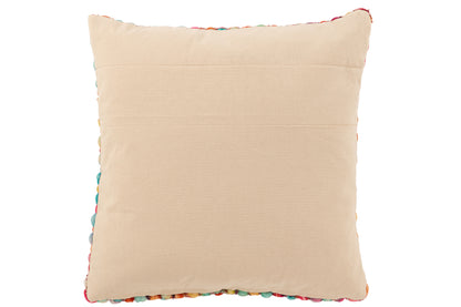 Cushion Knitted Acrylic Multicolored