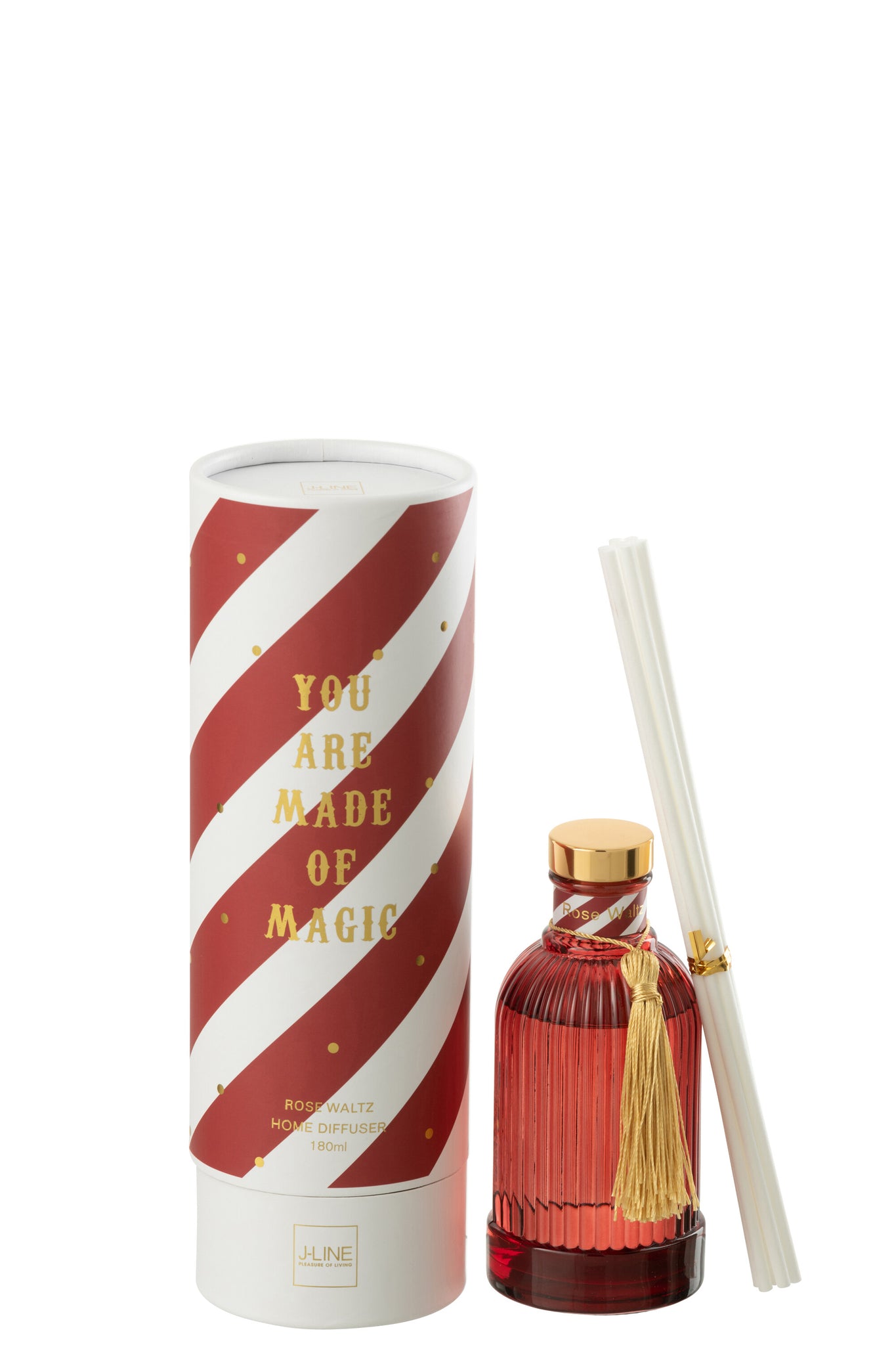 Reed Diffuser Magic Fragrance Oil White/Coral Red Small