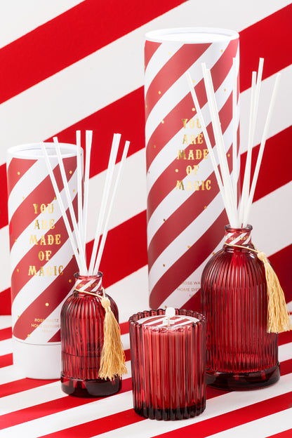 Reed Diffuser Magic Fragrance Oil White/Coral Red Small