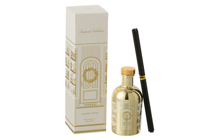 Reed Diffuser Surprise Window Fragrance Oil White/Gold Colored