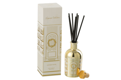 Reed Diffuser Surprise Window Fragrance Oil White/Gold Colored