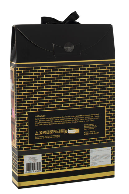 Scented Candle 12 Candles Surprise Window Wax Black/Multicolored