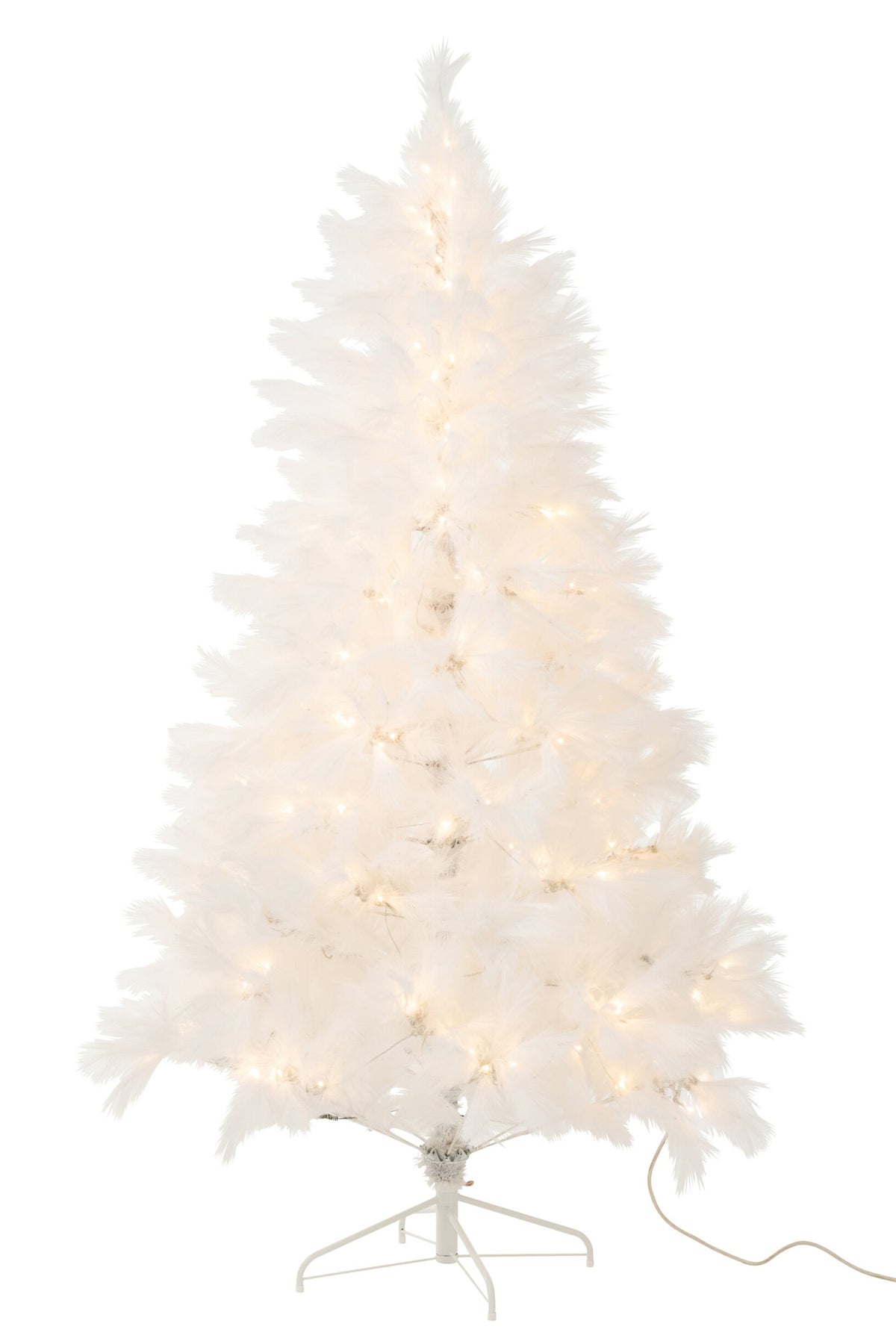 Kerstboom Pampa met 400 LED – metaal, wit, 210 cm