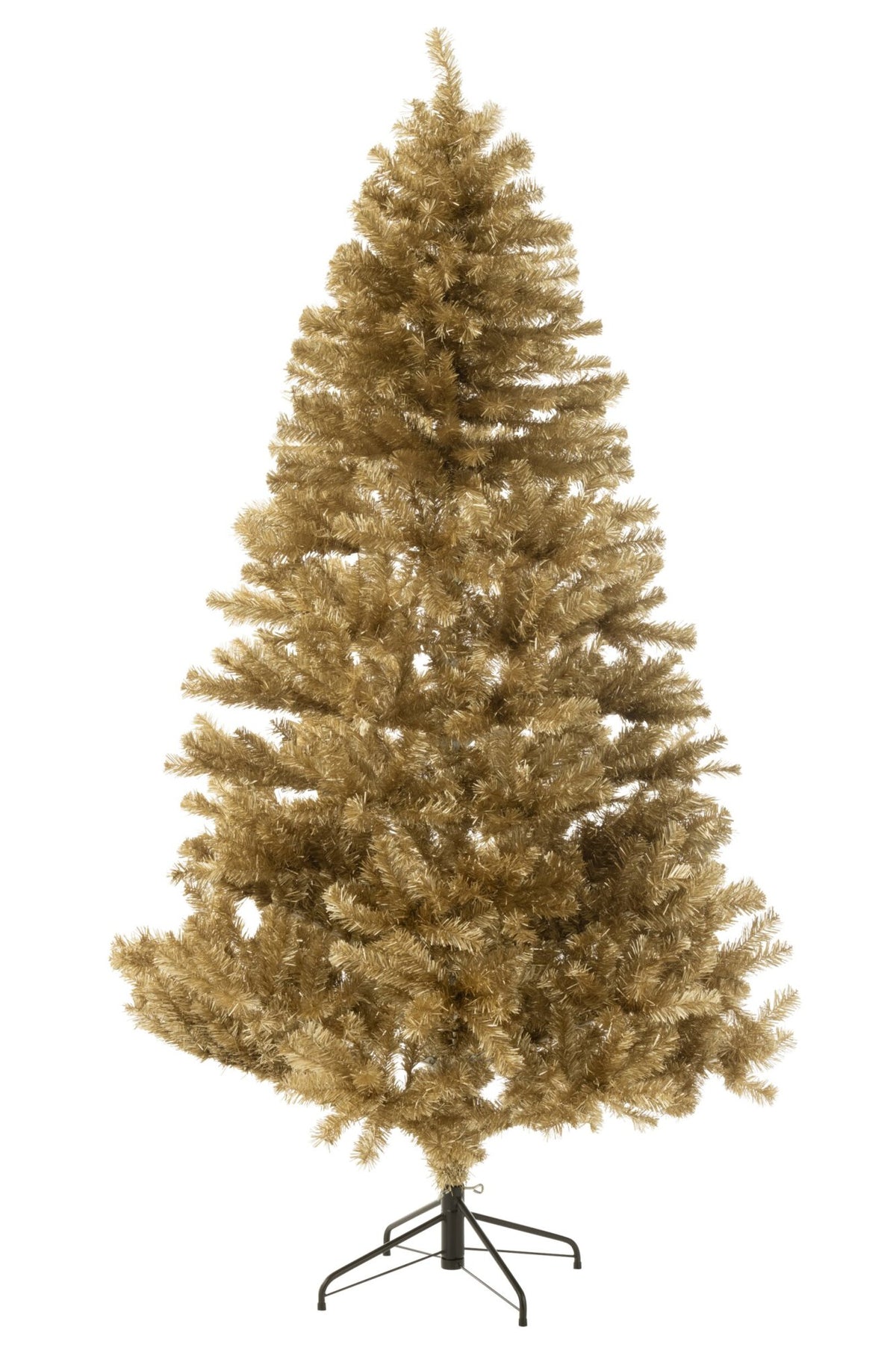 Kunstkerstboom – pvc, goud, 210 cm