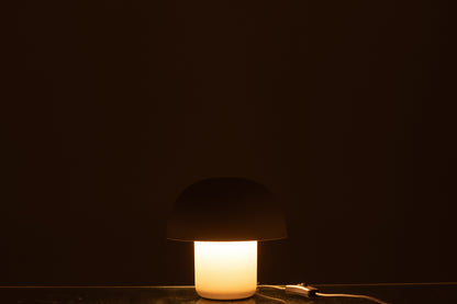 Table Lamp Iron Greige Small