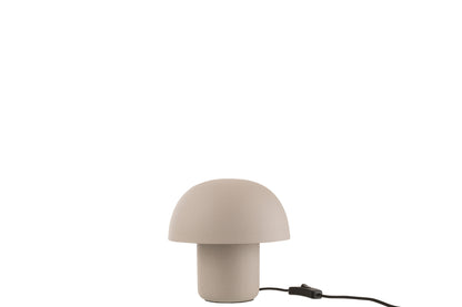 Table Lamp Iron Greige Small