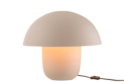 Table Lamp Iron Greige Large