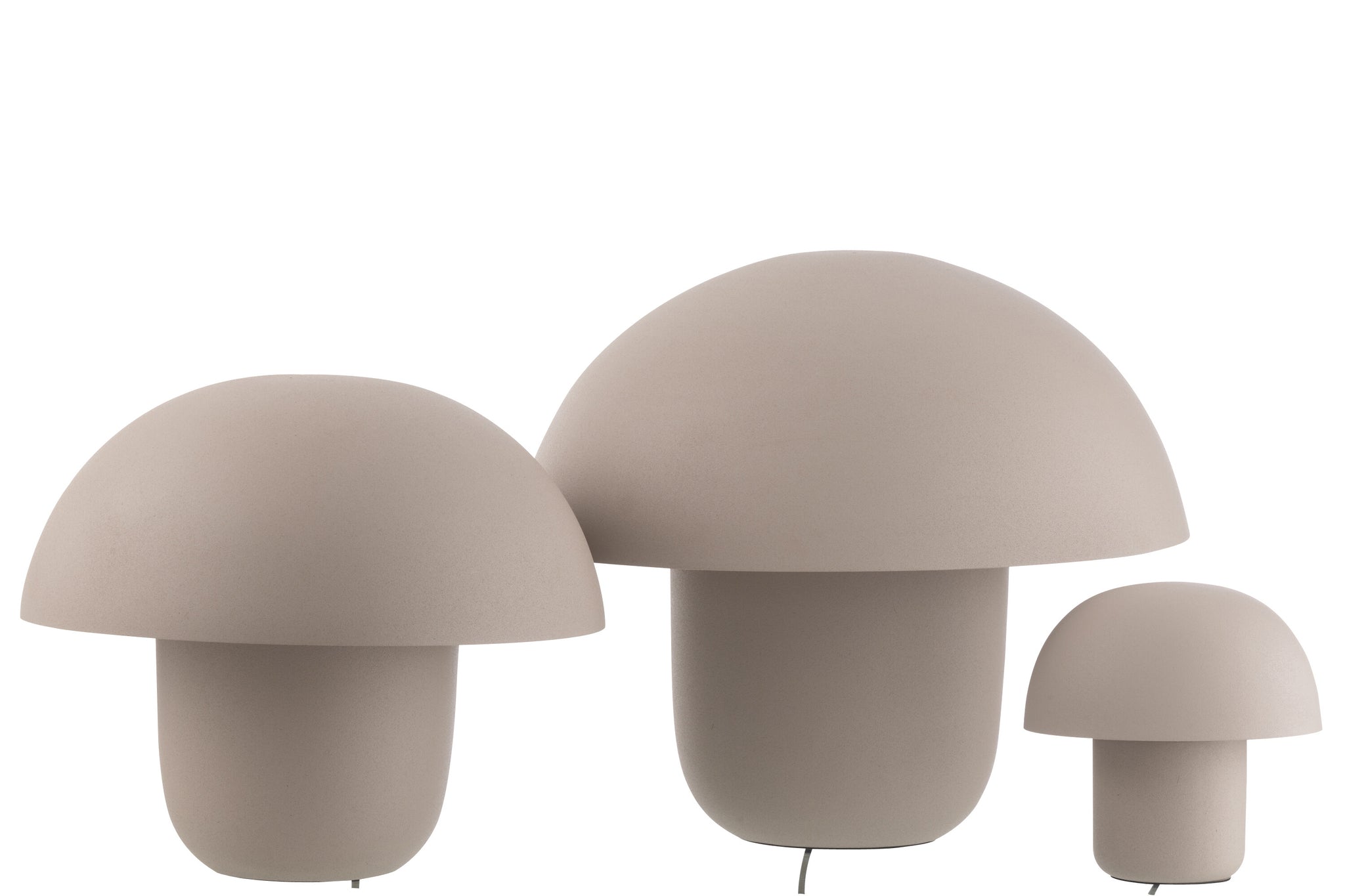 Table Lamp Iron Greige Large