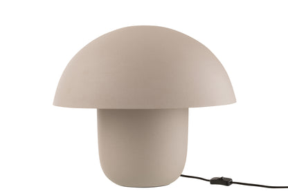 Table Lamp Iron Greige Large