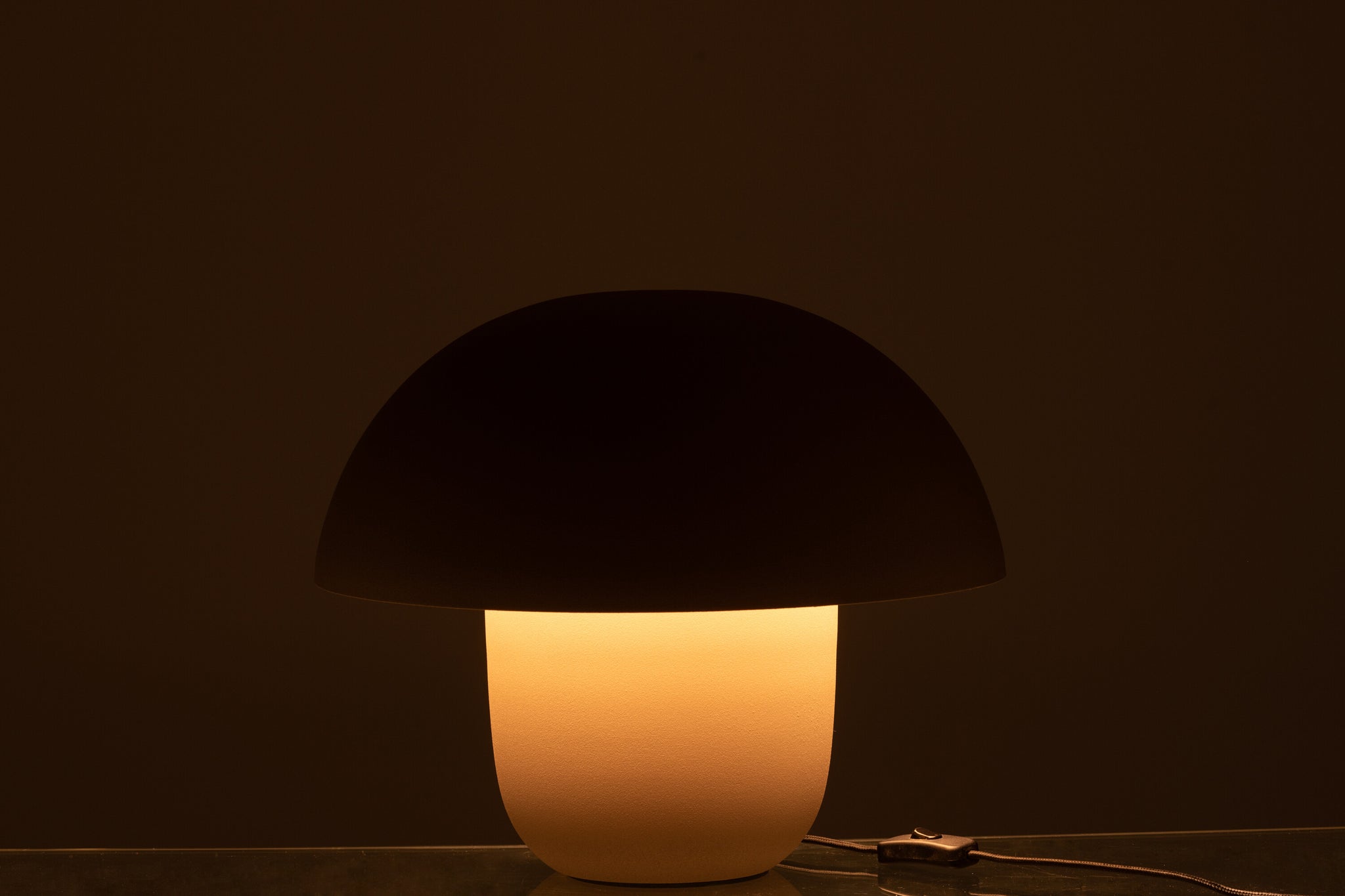 Table Lamp Iron Taupe Medium