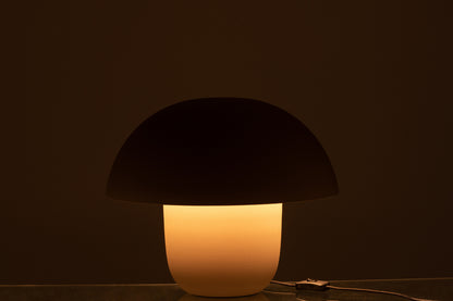 Table Lamp Iron Taupe Medium