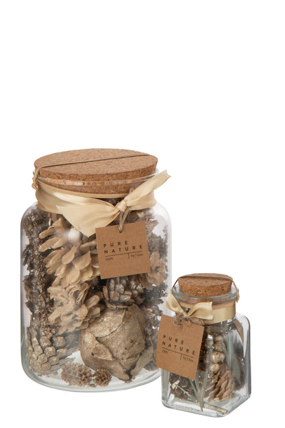 Dried Flowers Mix Dry Flower Gold Colored Large