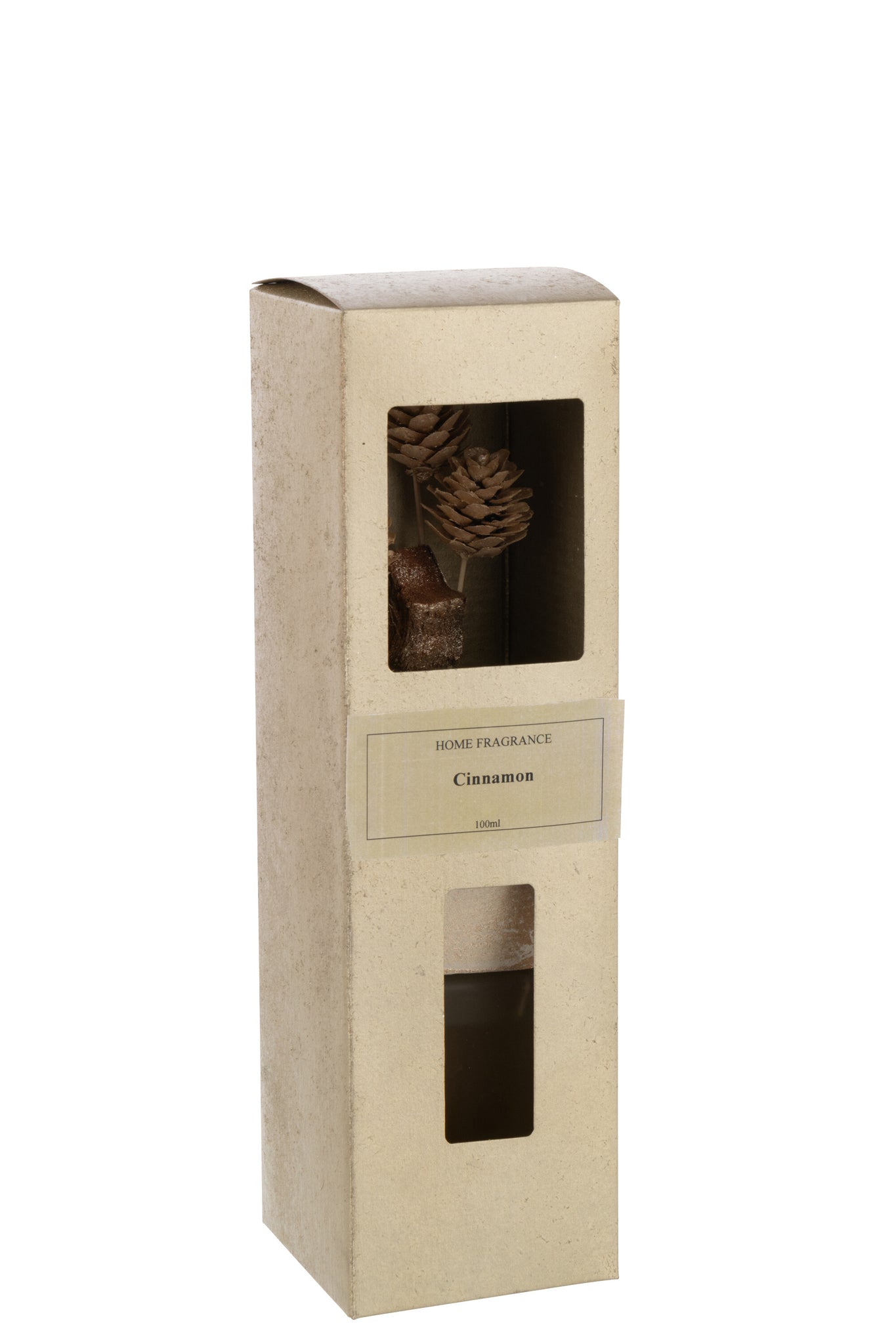 Reed Diffuser Cinnamon Dry Flower Gold Colored
