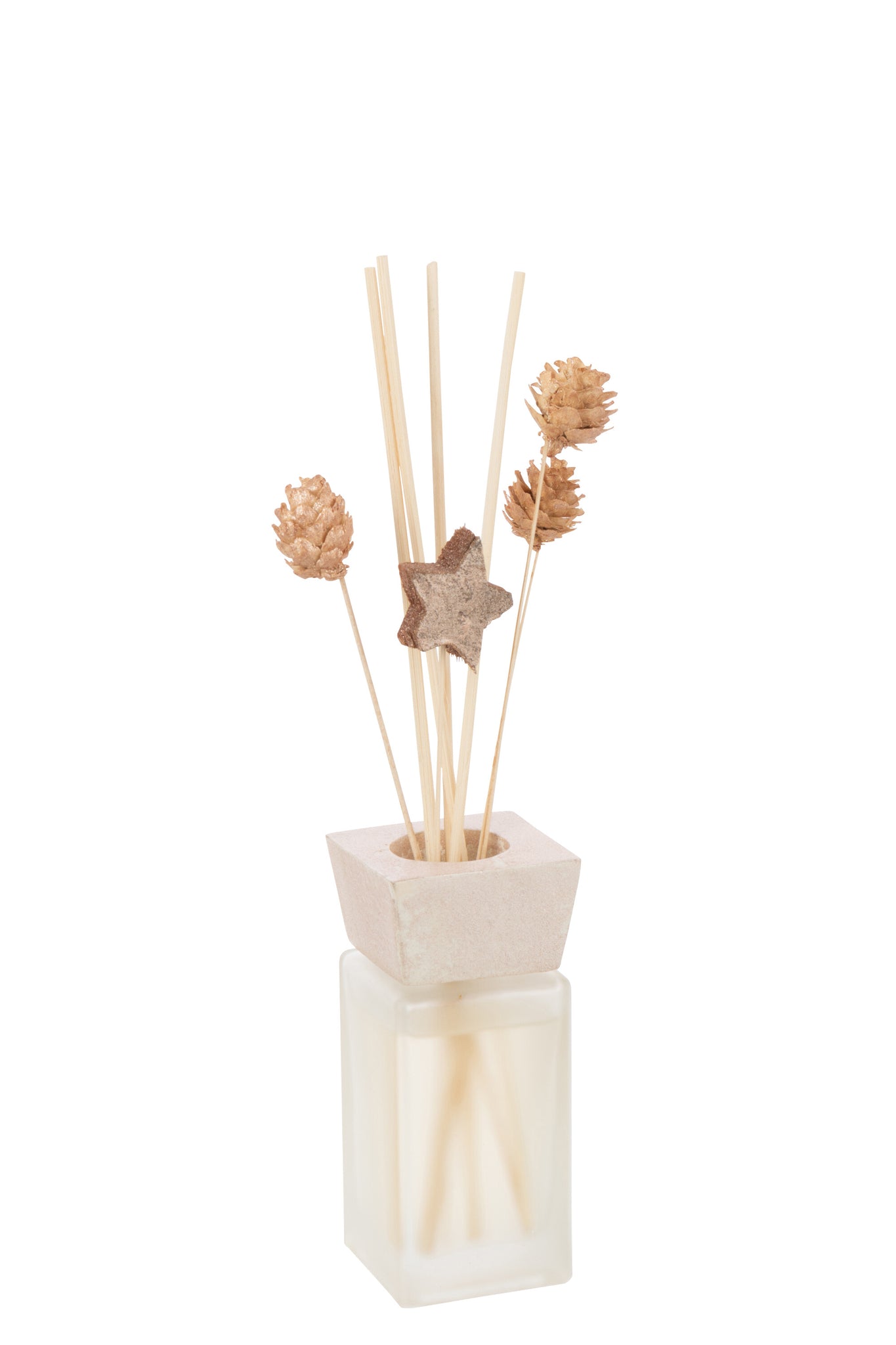 Reed Diffuser Vanilla Black Pepper Dry Flower Rose Gold Colored
