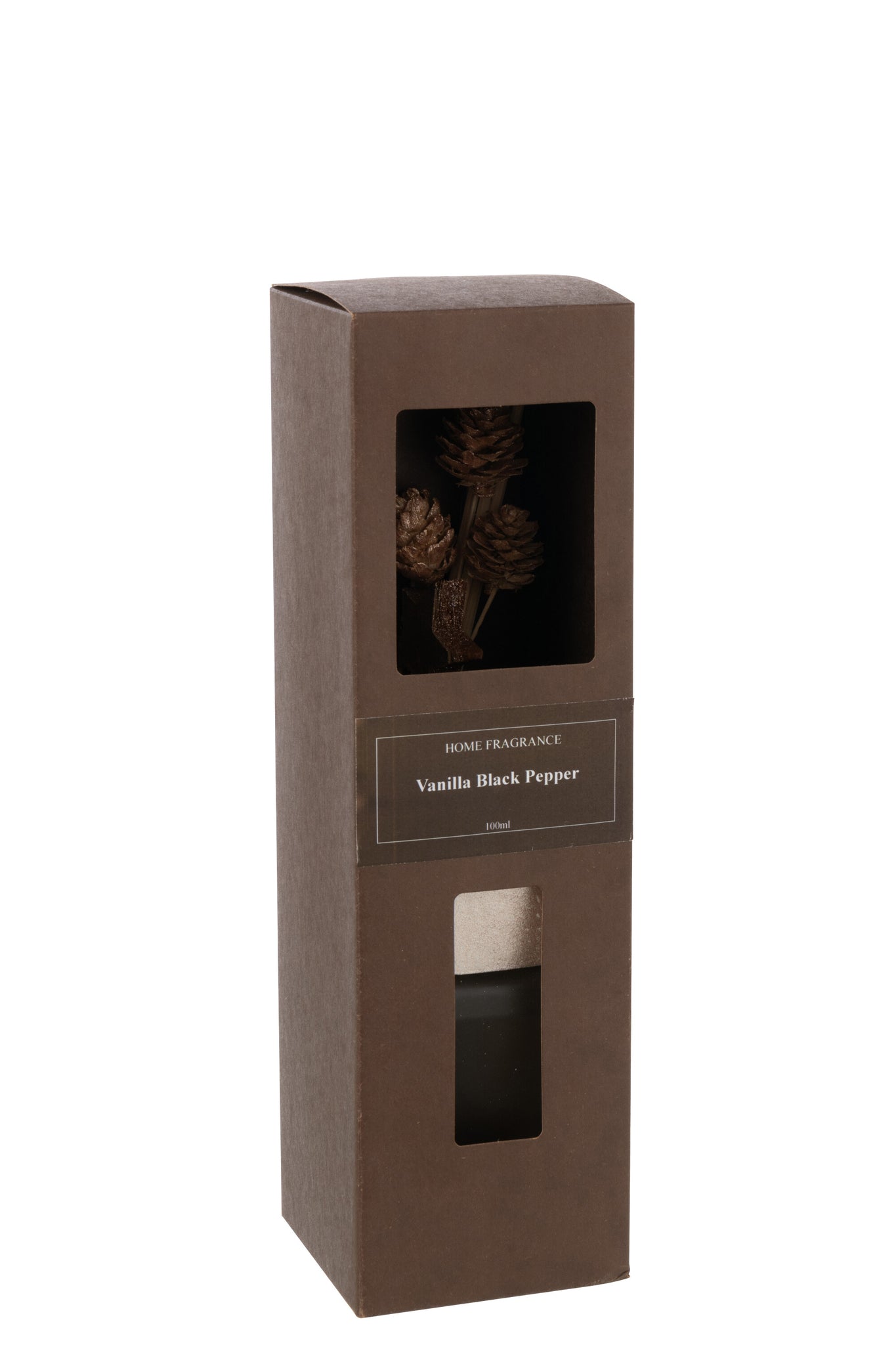 Reed Diffuser Vanilla Black Pepper Dry Flower Rose Gold Colored
