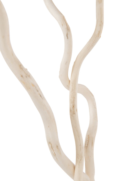 Bundle Of 3 Branch Dry Flower White Large