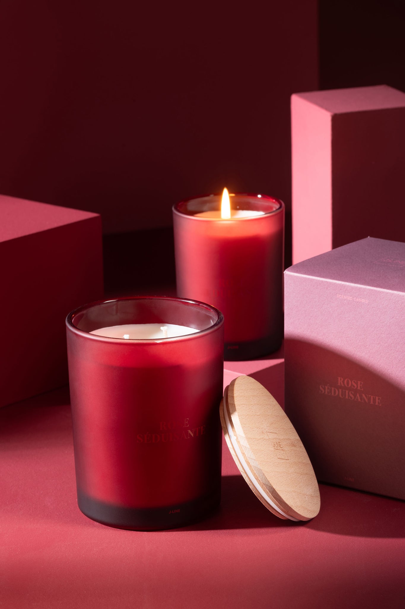 Scented Candle Accords Essentiels Rose Seduisante-38H