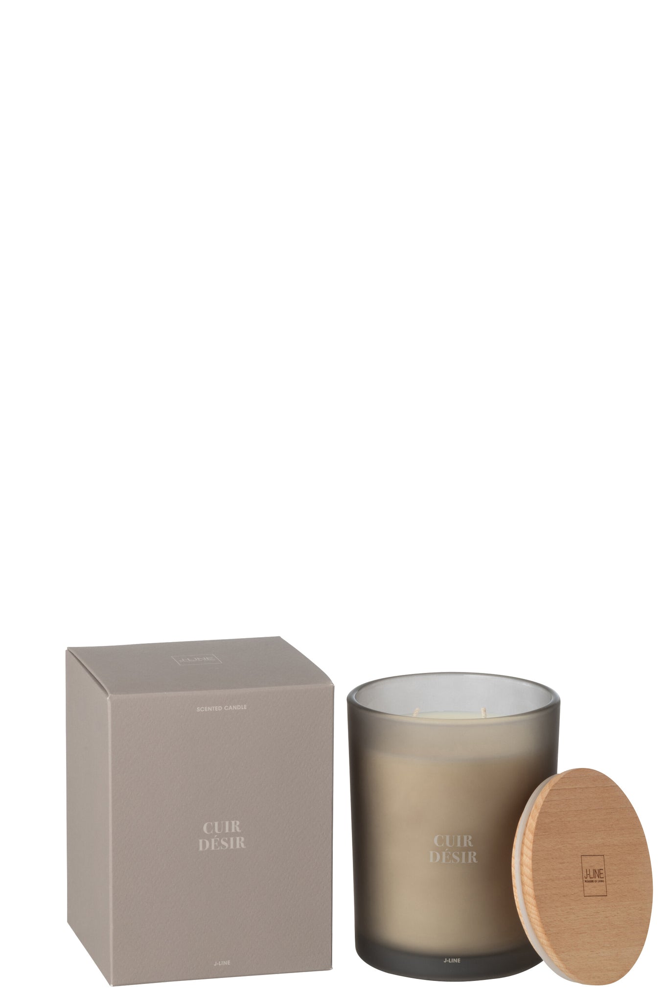 Scented Candle Accords Essentiels Cuir Desir-52H