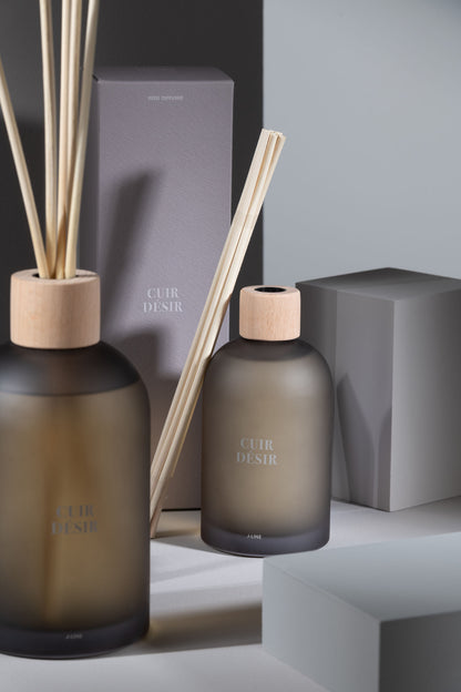 Reed Diffuser Accords Essentiels Cuir Desir-250Ml