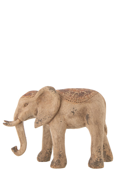 Olifant antiek outdoor – magnesium, multicolor