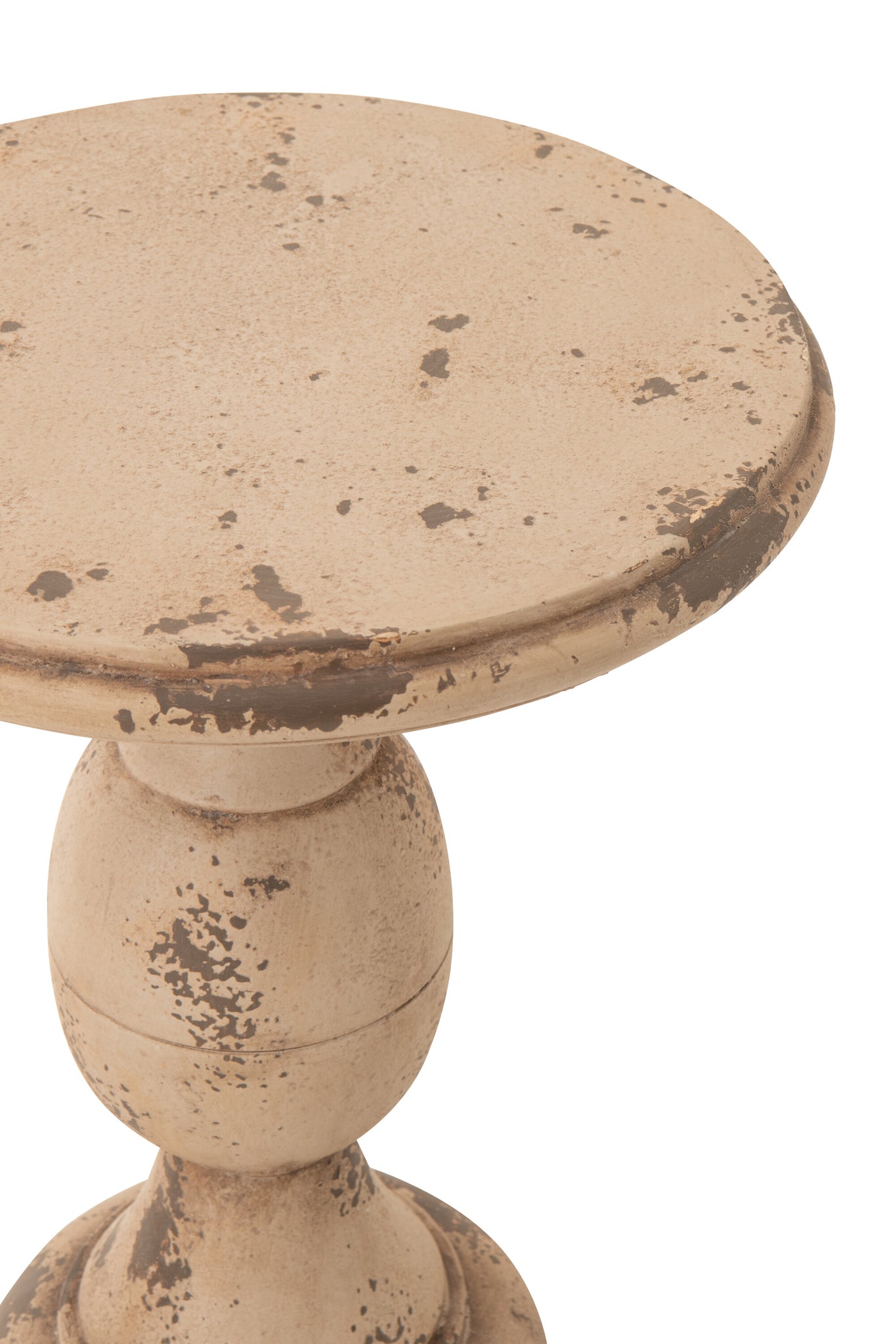 Side Table Antique Outdoor Magnesium Beige