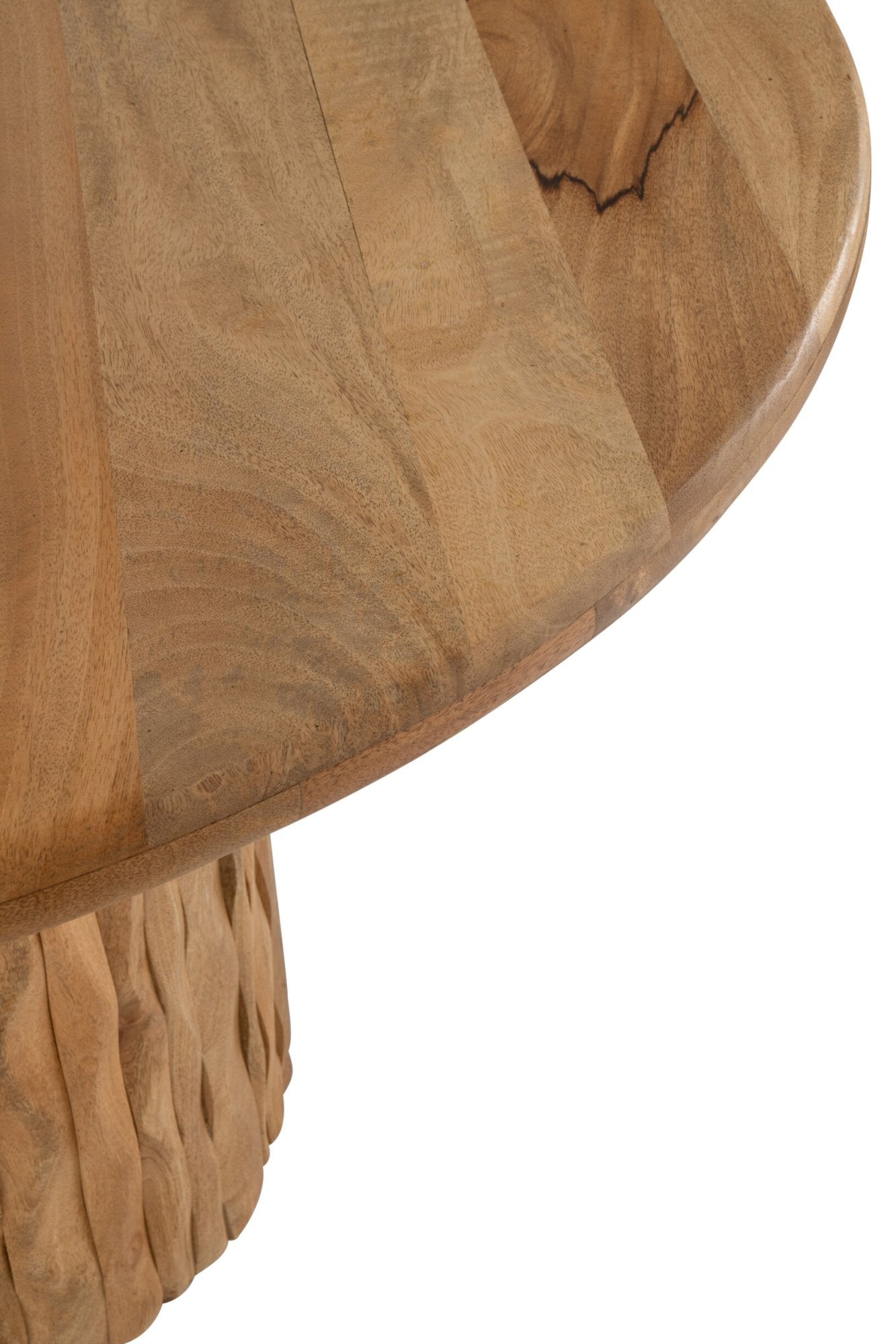 Esstisch Curve Rund Holz Natur