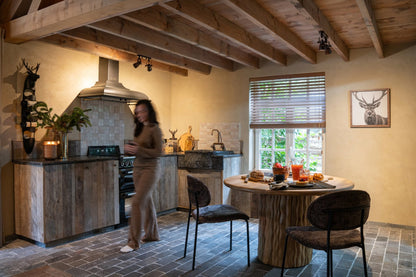 Esstisch Curve Rund Holz Natur