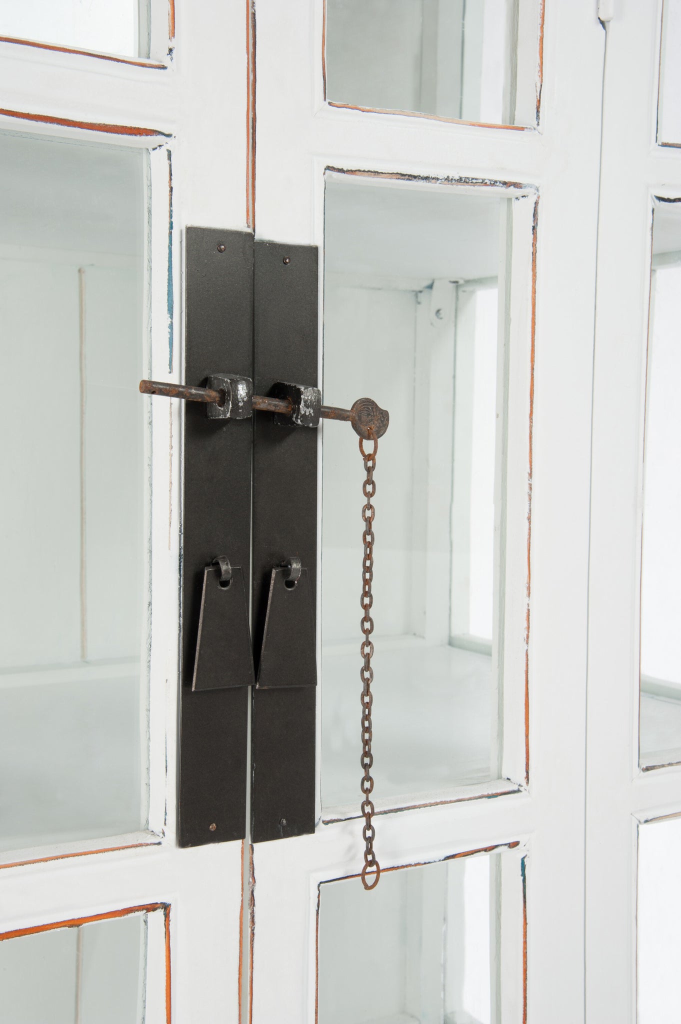 Candlestick Iron Black/White Small Assortment Of 2