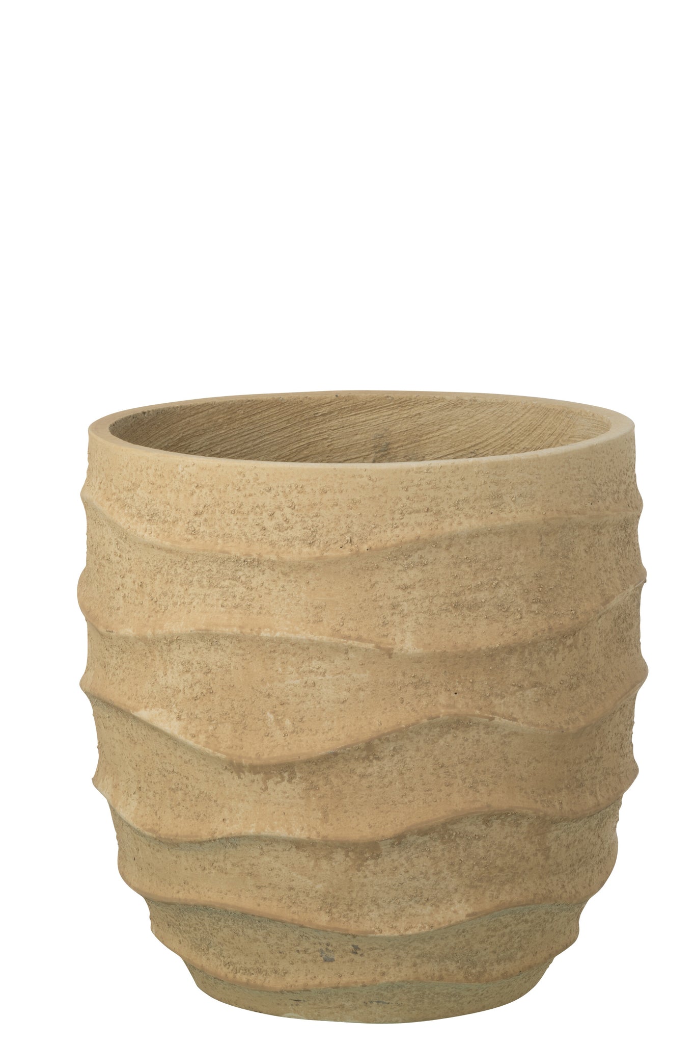 Blumentopf Waves + Outdoor Sand Beige Medium