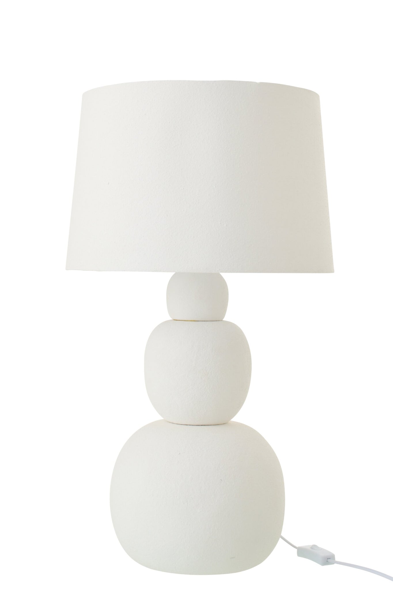 Tafellamp Renee – keramiek, wit, large, 38x38x67 cm