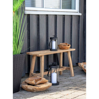 Bondi Lanterns - Lanterns, steel/glass, black set of 2