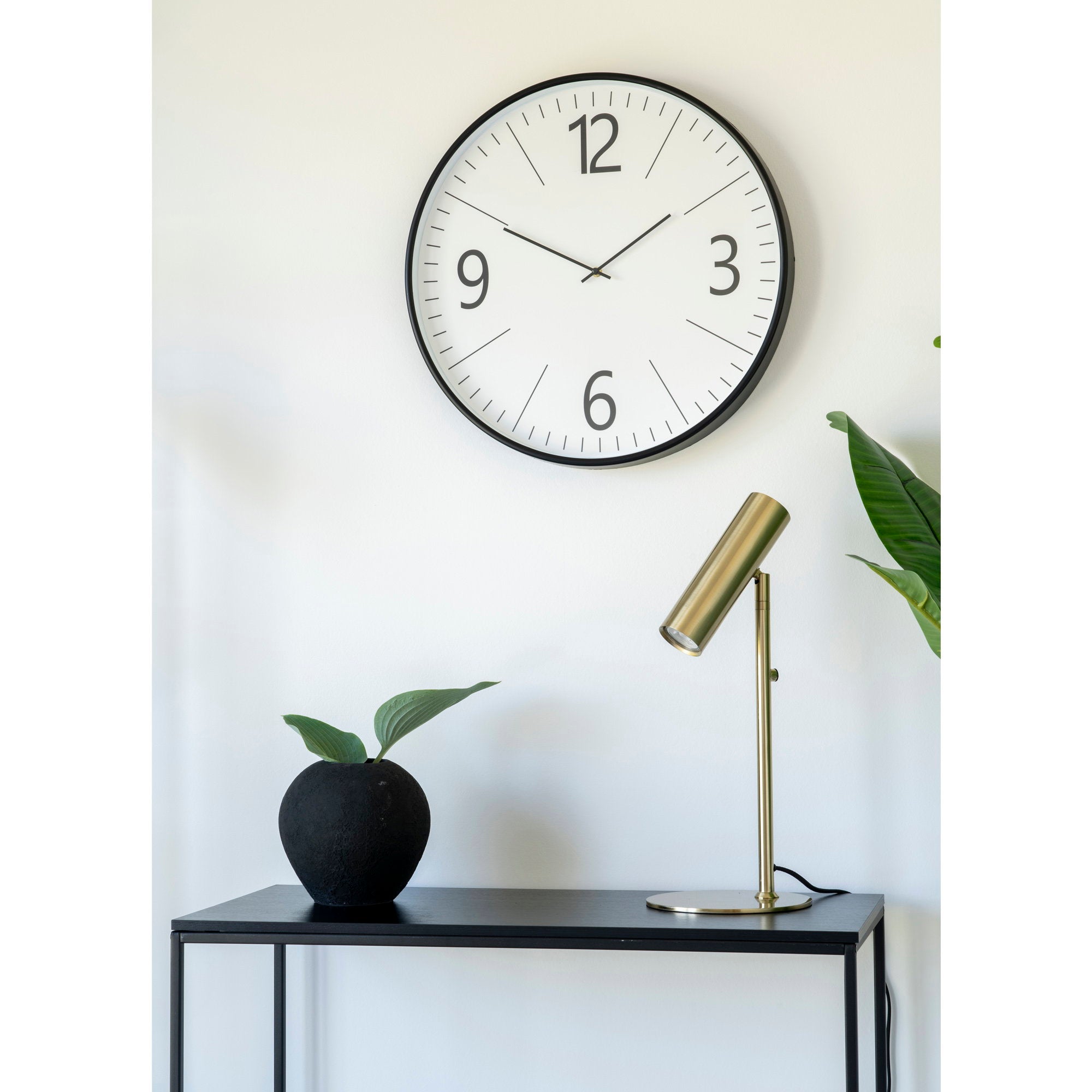 Tafellamp Paris – metaal, messing, 20×20×47 cm