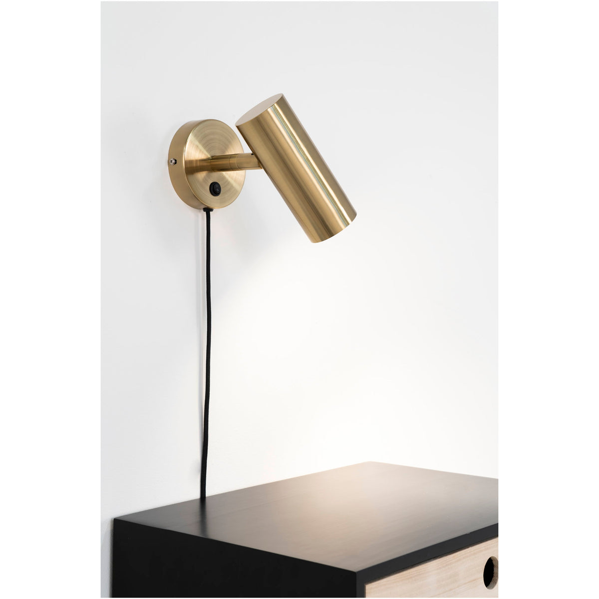 Wandlamp Paris – metaal, messing, 15×10×22 cm