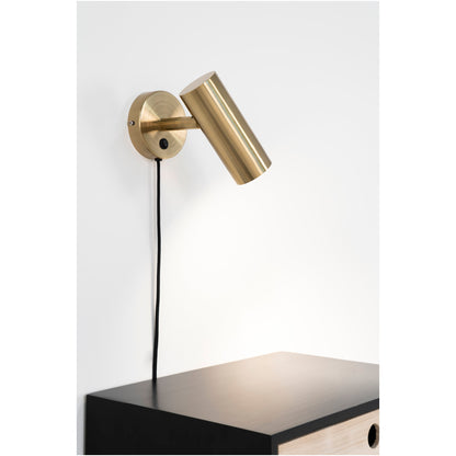 Wandlamp Paris – metaal, messing, 15×10×22 cm