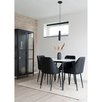 Paris Pendant - Pendant, metal, black ø6 cm