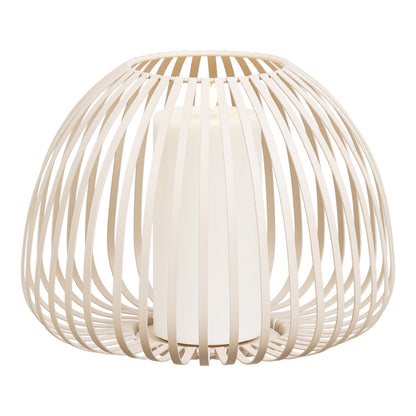 Stoense Laterne - Laterne, Metall, beige ø25x19 cm