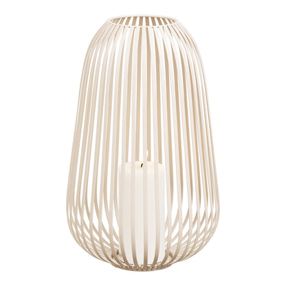 Stoense Laterne – Laterne, Metall, beige ø24,5x40 cm