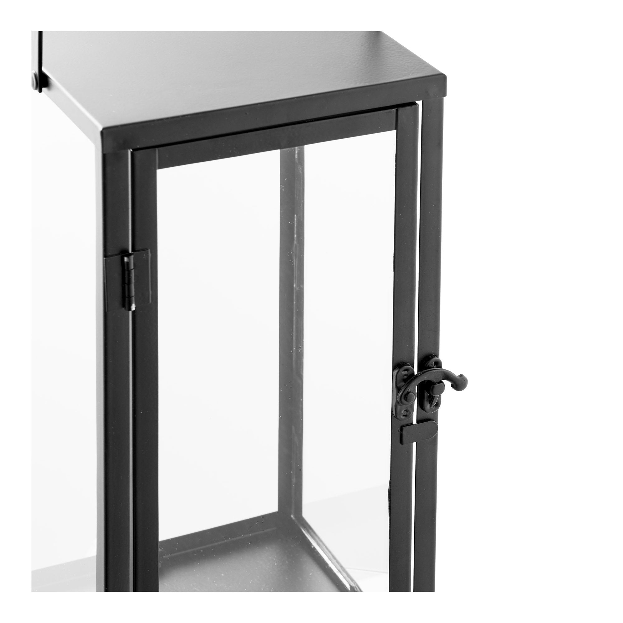 Ibra Laternen - Laternen, Metall/Glas, schwarz, 2er-Set