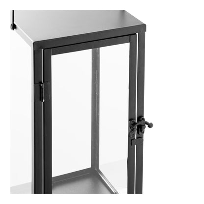 Ibra Laternen - Laternen, Metall/Glas, schwarz, 2er-Set