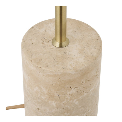 Sheffield Tischleuchte – Marmor/Metall, beige