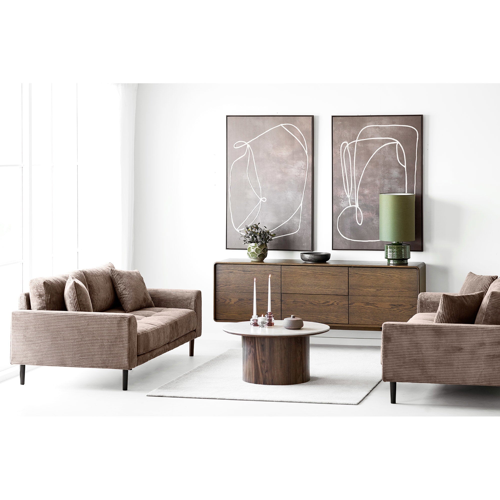 Sibsey Table Lamp - Tischleuchte, Steingut, grün
