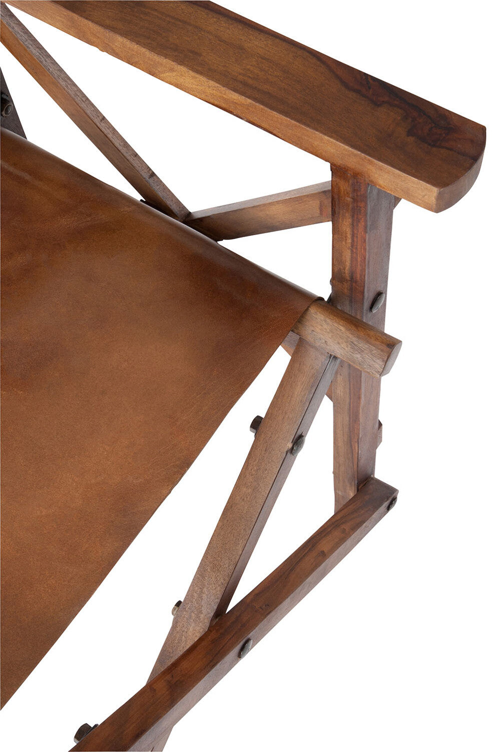 Direct Chair Biegsames Holz/Leder Cognac XX