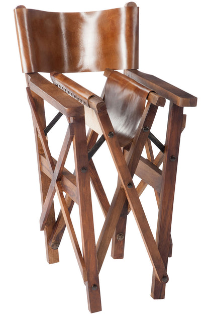 Direct Chair Biegsames Holz/Leder Cognac XX