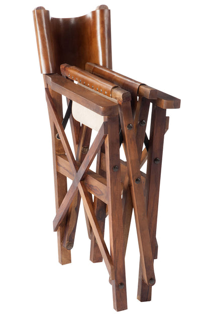 Direct Chair Biegsames Holz/Leder Cognac XX