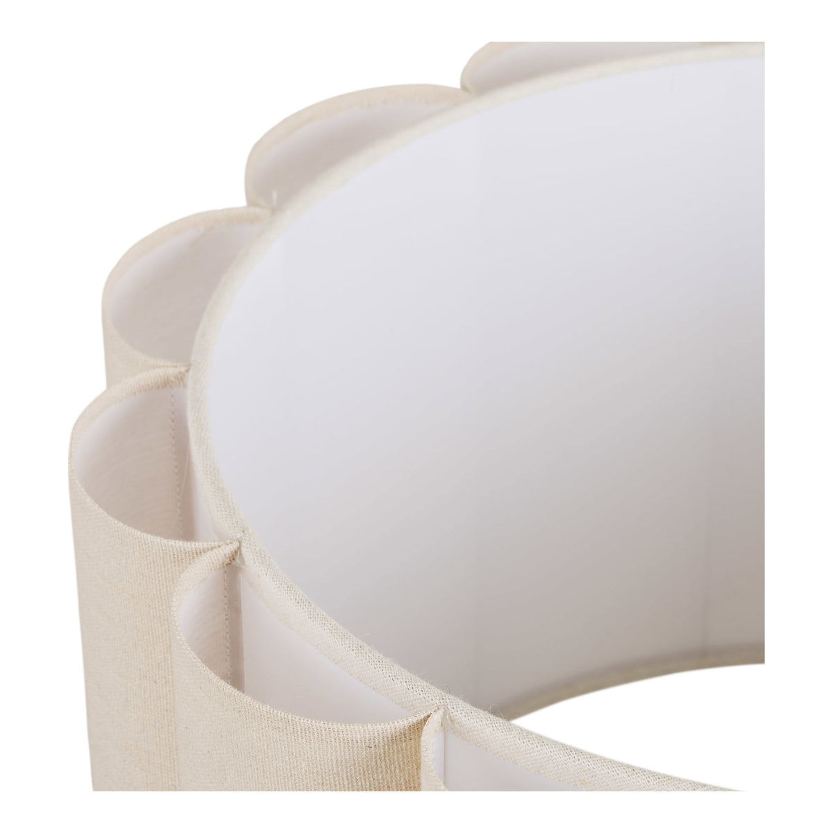 Wattom Stehleuchte - Stehleuchte, Stahl/Leinen, grau/beige