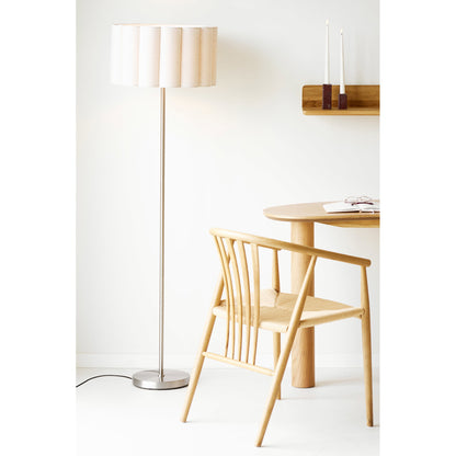 Wattom Stehleuchte - Stehleuchte, Stahl/Leinen, grau/beige