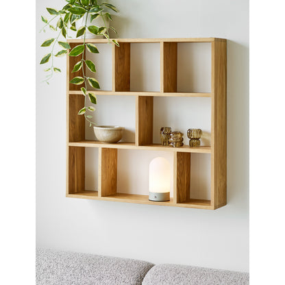 ASHFORD TAFELLAMP OPLAADBAAR BEIGE EN WIT | METAAL EN PE