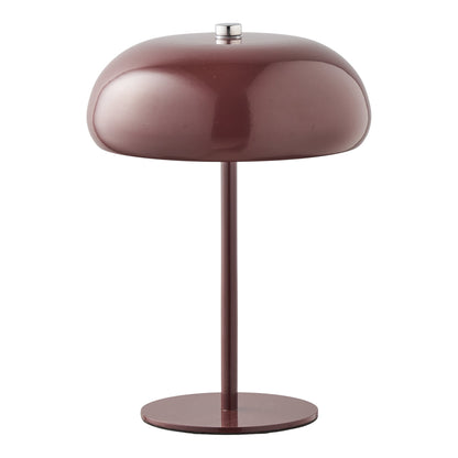 Margate Table Lamp - Tischleuchte, wiederaufladbar, Metall, bordeaux ø16 cm