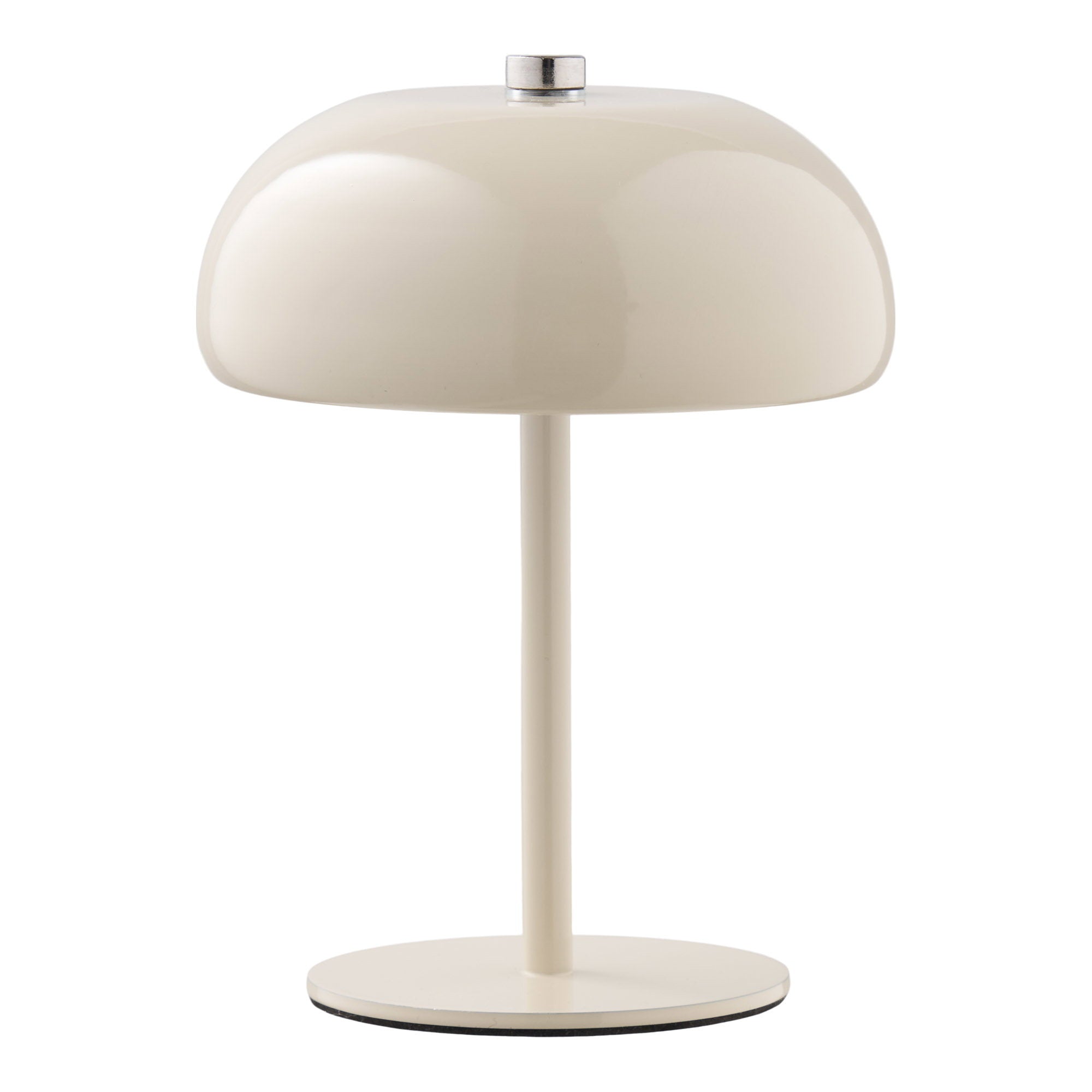 Tischleuchte Margate - Tischleuchte, wiederaufladbar, Metall, beige ø13 cm